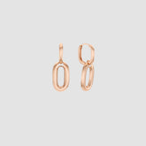 14k gold U-Link Hoops earrings U-Link Hoops BlackSugar-No.1 Online Jewelry Earrings, Necklaces. Korean Jewelry